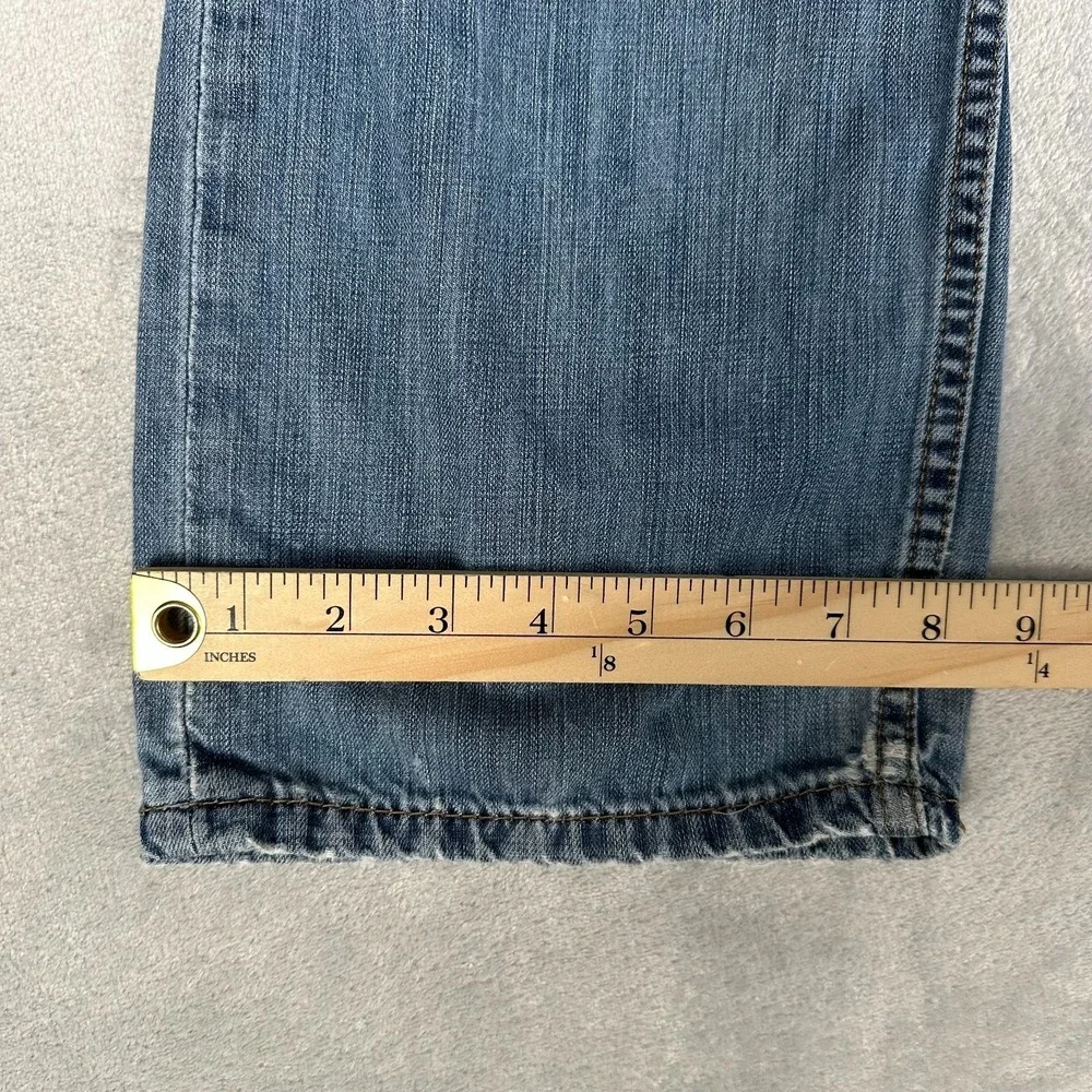 Levi's 505 Jeans Men 36x32 Regular Fit Straight Leg Medium Wash Casual Denim